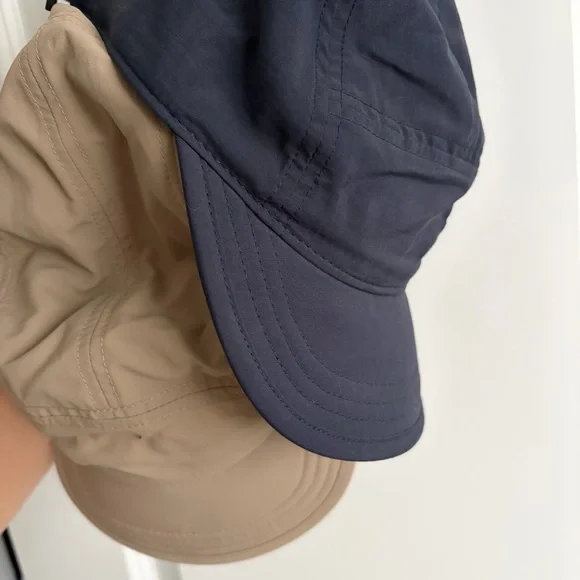 2 (Navy + Tan) Packable Hats from MEC - Picture 2 of 9
